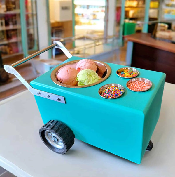 Small Table Top Ice Cream Cart / Snack Cart / Churro cart – Boost Your Business image 0