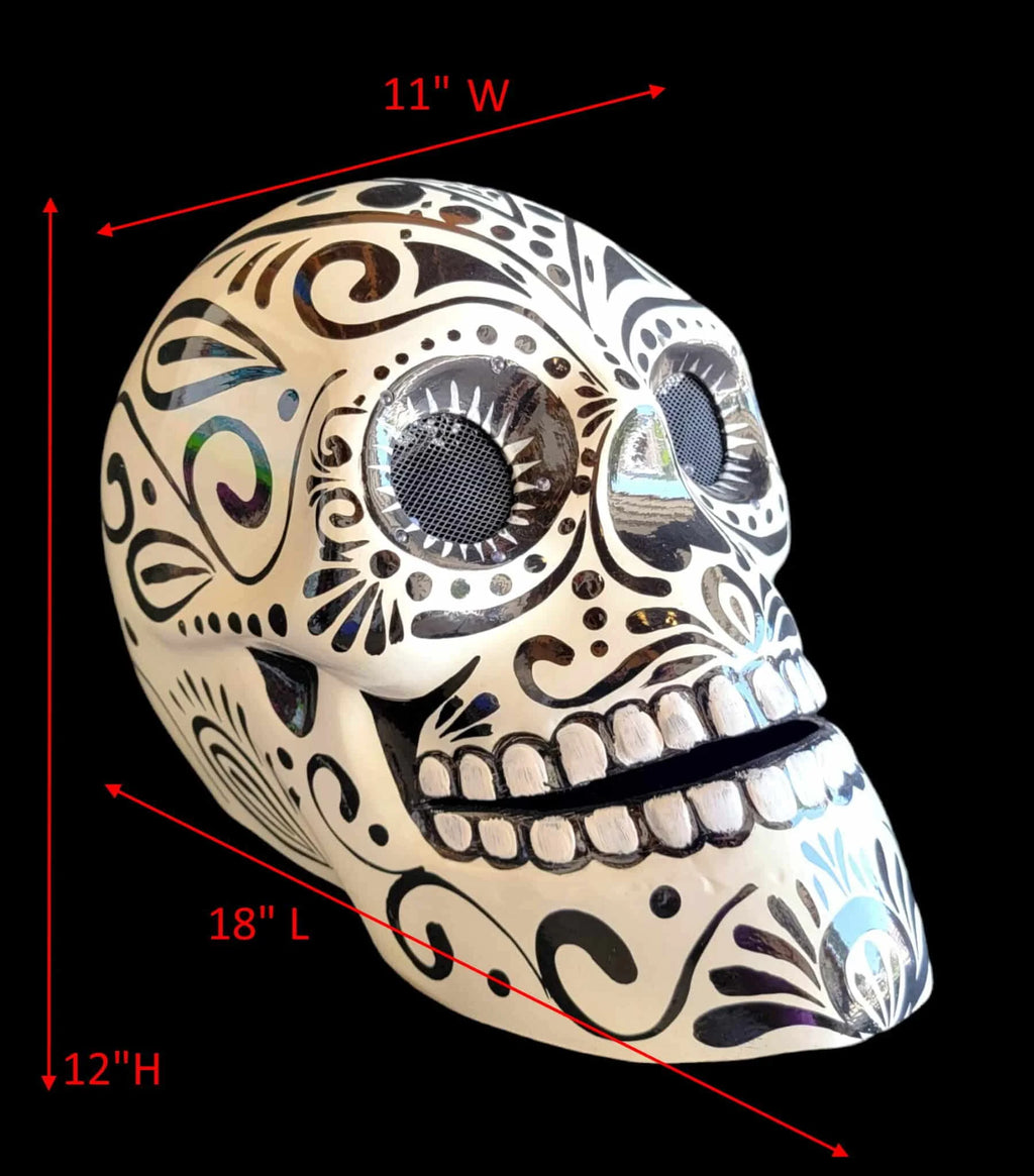 Calavera mask / helmet with Stunning LED Lights for show image 6