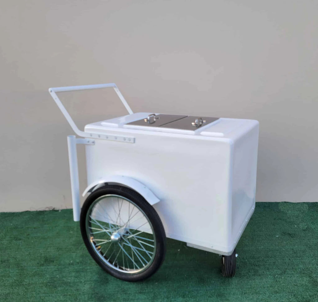 Popsicle Cart all white with Fenders Standard Size – Sleek & Functional image 7