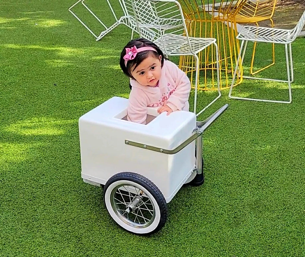 Baby Size Popsicle Cart with all black Bicycle Tires – Compact & Versatile image 10