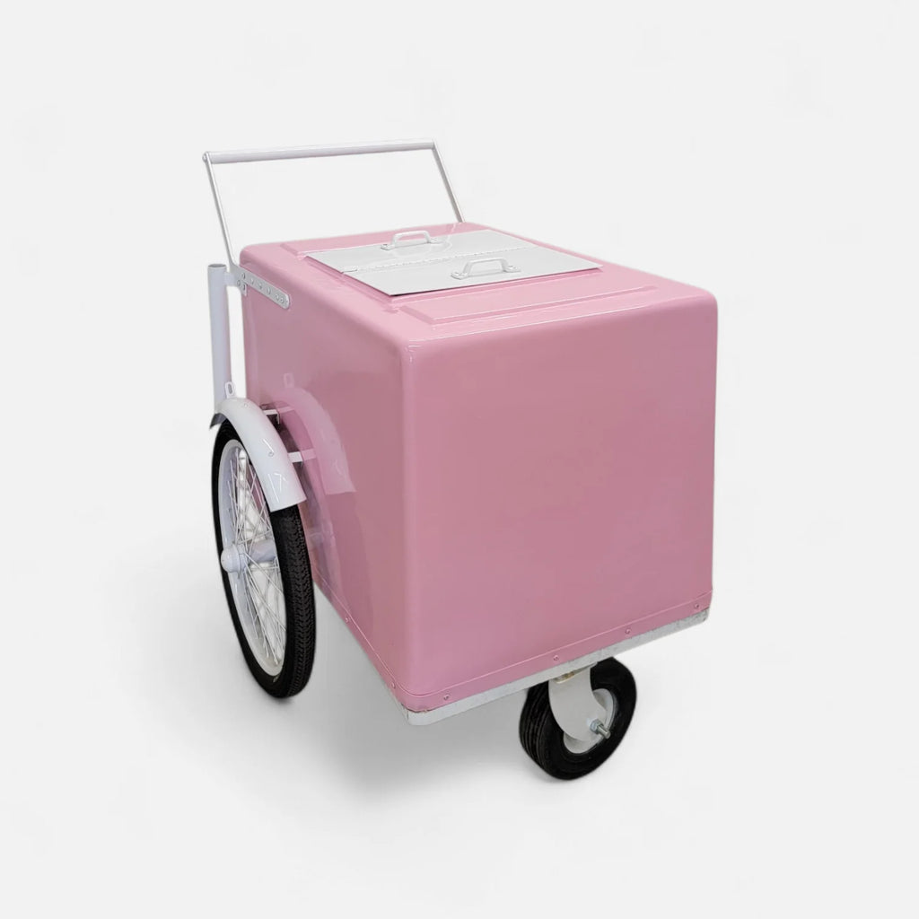 Pink Popsicle Cart with Fenders Standard Size – Sleek &amp; Functional image 1