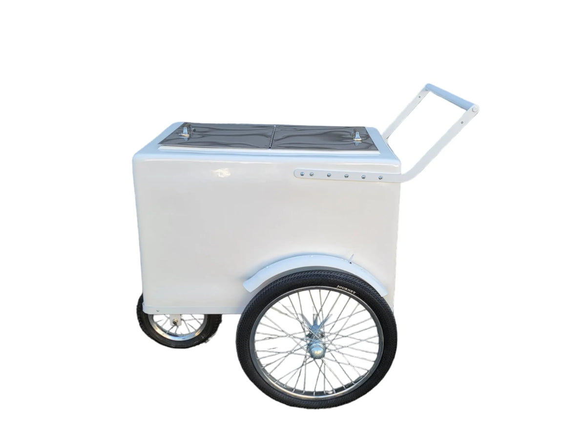 Standard Size Popsicle Cart with XL Door & Sleek White Trim image 4