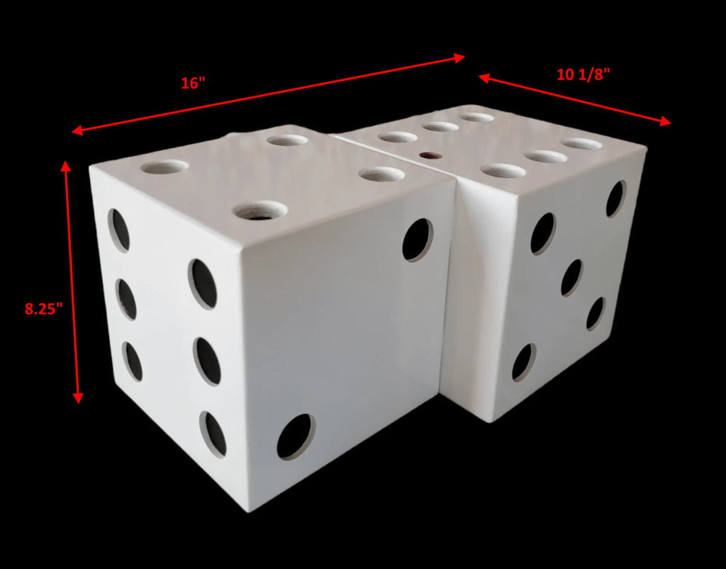 Dice Shaped Tasting Flight Tray – Fun Las Vegas-Themed Decor image 1