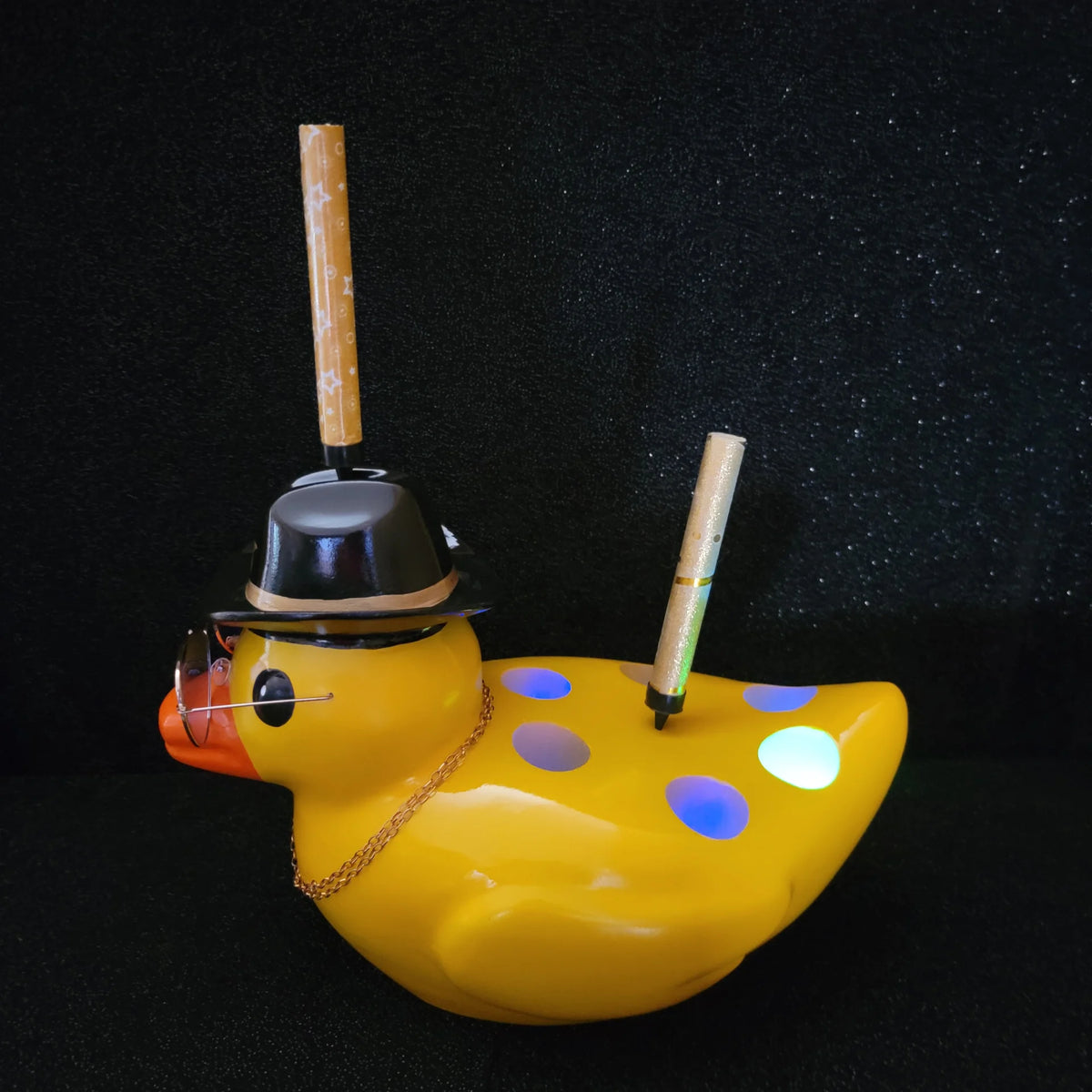 LED Disco Cowboy Duck Shot Tray – Light Up 6 Shot Glass Holder for Bars, Bottle Service, Bachelorette Parties & Western Party Decor image 2