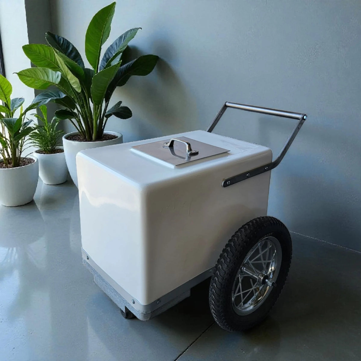 Baby Size Popsicle Cart with all black Bicycle Tires – Compact & Versatile image 0