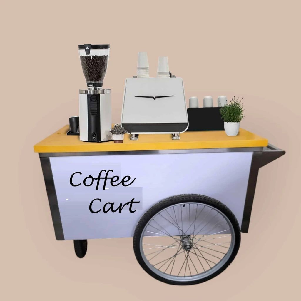 Elegant Agua Fresca / Vitrolero cart Bar/ Coffee cart  – Stainless Steel Dual-Purpose image 1