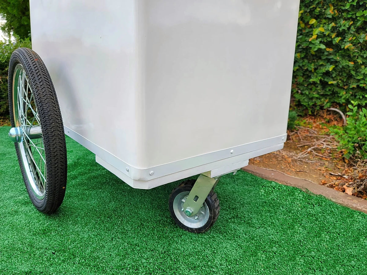 Standard Popsicle Cart with Bicycle Tires – Chrome Trim image 5
