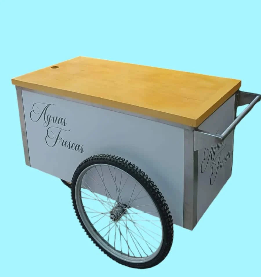 Elegant Agua Fresca / Vitrolero cart Bar/ Coffee cart  – Stainless Steel Dual-Purpose image 3