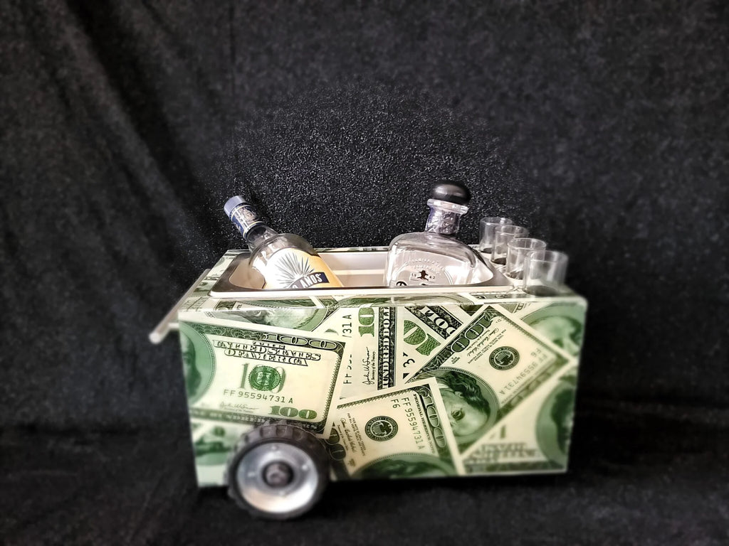 Tabletop Shot Glass Bar Cart – Dollar & American Express Style image 3