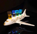 4 Shot White Airplane Tequila Shot Flight Tray with Lights image 0