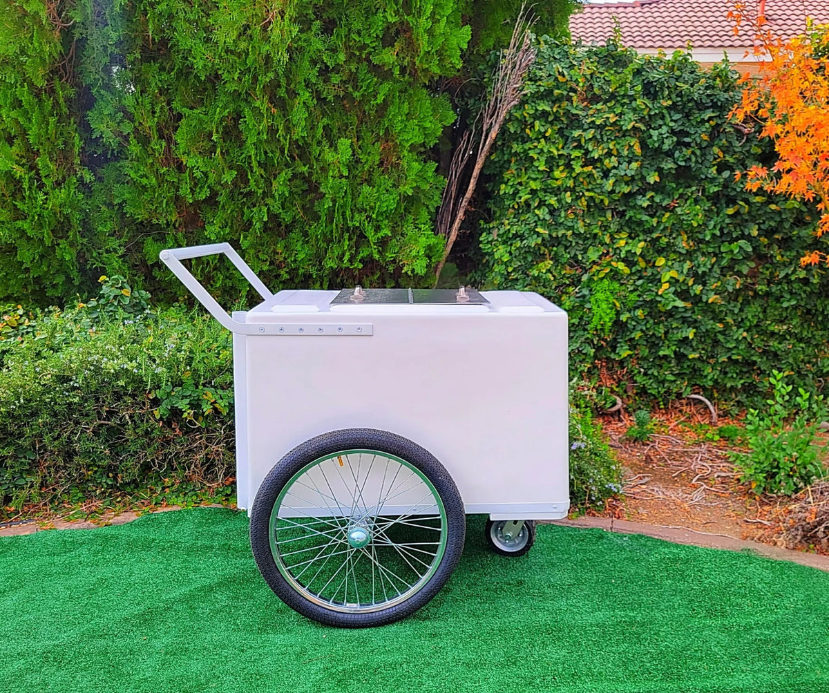 Standard Popsicle Cart with White Painted Trim – Compact & Versatile image 2