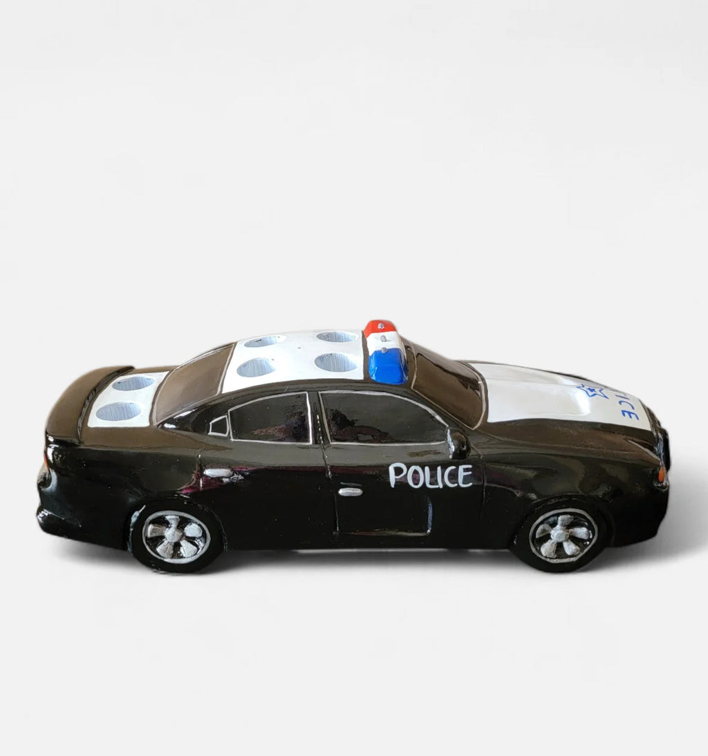 Police Car Tequila Shot Flight Tray with LED Lights – 6 Shot Glass Holder for Bars, Bottle Service, Parties & Events image 5