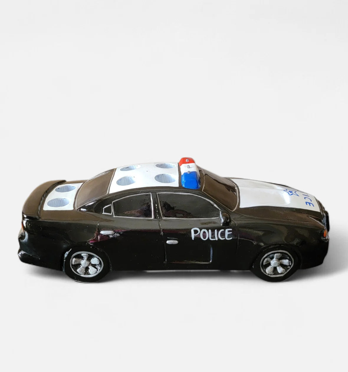 Police Car Tequila Shot Flight Tray with LED Lights – 6 Shot Glass Holder for Bars, Bottle Service, Parties & Events image 5
