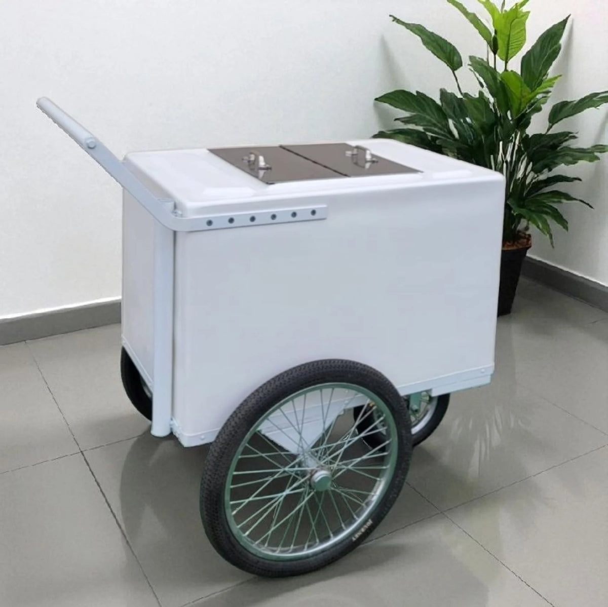 Taller Popsicle Cart with Bicycle Tires – Elegant &amp; Functional image 1