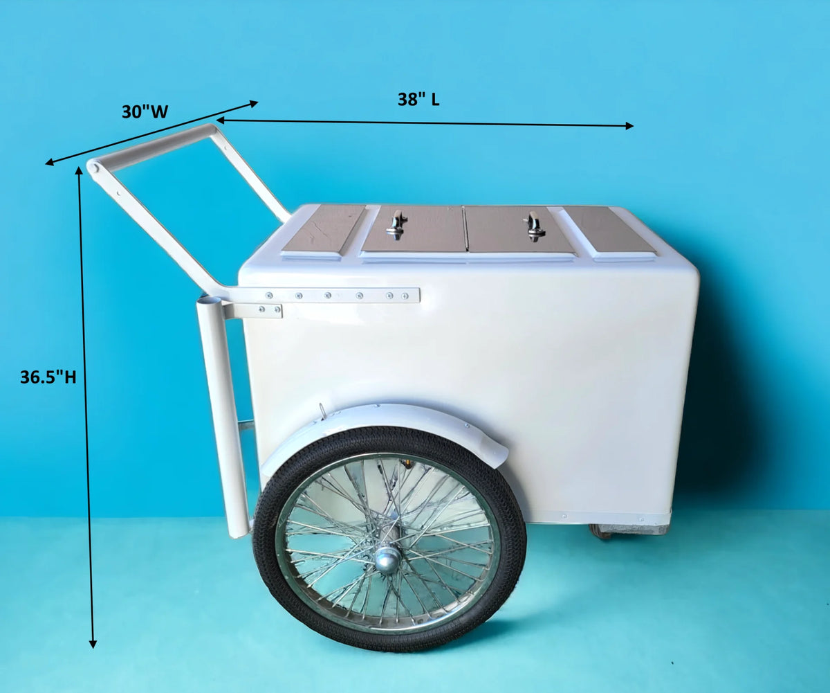 Standard Pink Popsicle Cart with Gold Trim for Events & Businesses image 6
