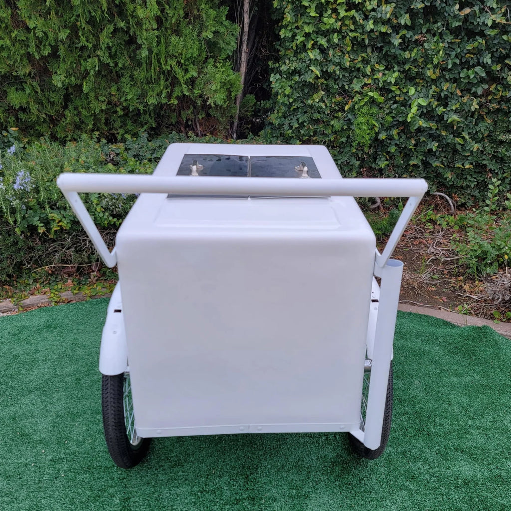 Popsicle Cart all white with Fenders Standard Size – Sleek & Functional image 4