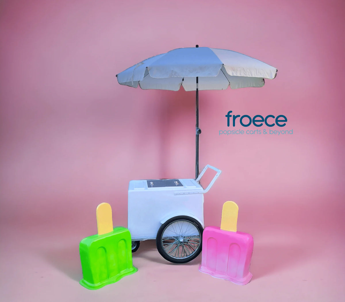 28.5” Melting Popsicle Prop – Fun and Vibrant Decor for Events image 0