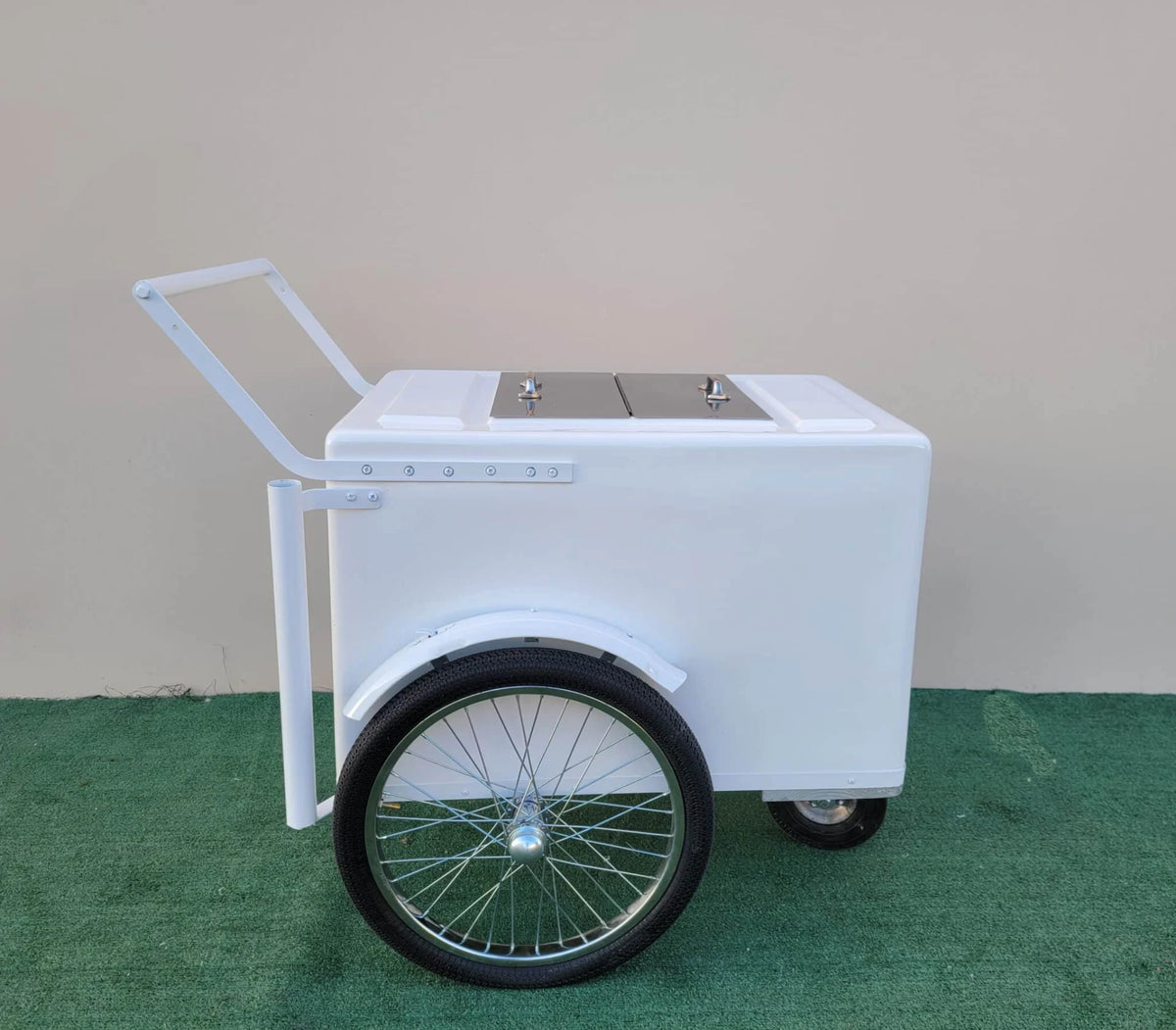 Popsicle Cart all white with Fenders Standard Size – Sleek & Functional image 5