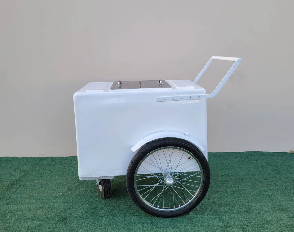 Popsicle Cart all white with Fenders Standard Size – Sleek & Functional image 6
