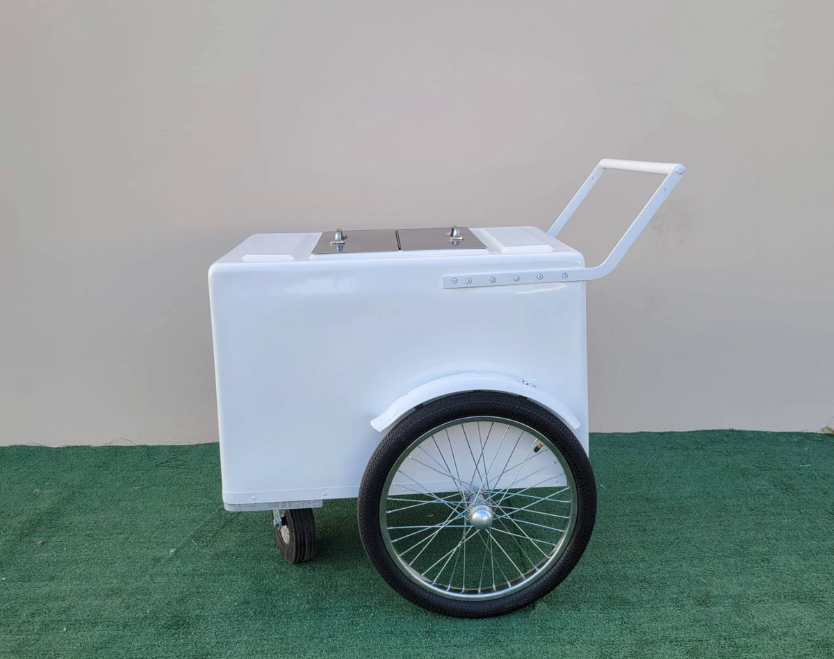 Popsicle Cart all white with Fenders Standard Size – Sleek & Functional image 6