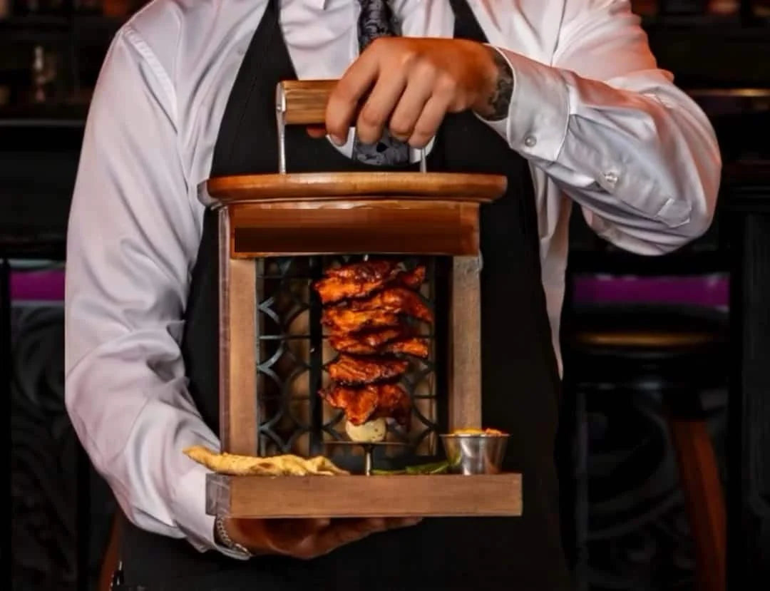 Tabletop Al Pastor Trompito – Decorative Display Piece Made from Premium Parota Wood image 5