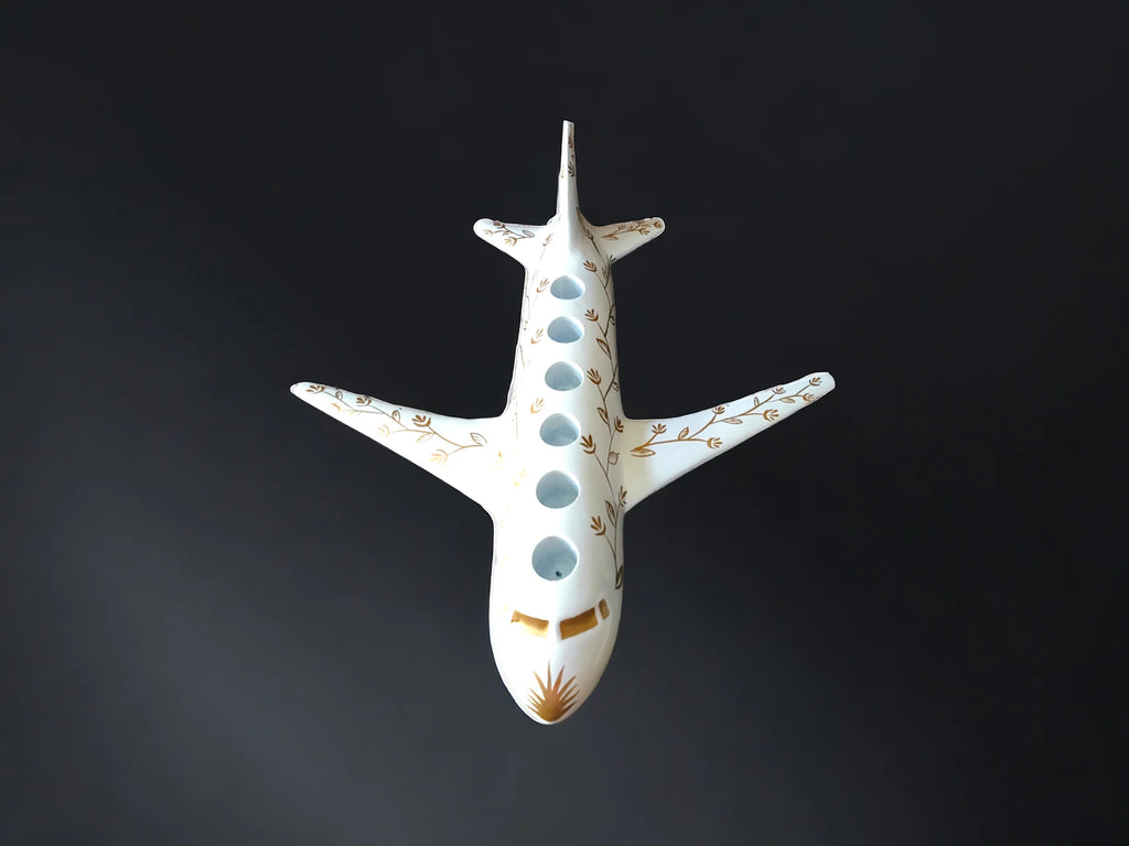 6 Shot White Airplane Tequila Flight Tray with Stunning Lights image 4