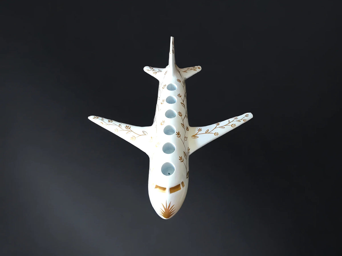 6 Shot White Airplane Tequila Flight Tray with Stunning Lights image 4