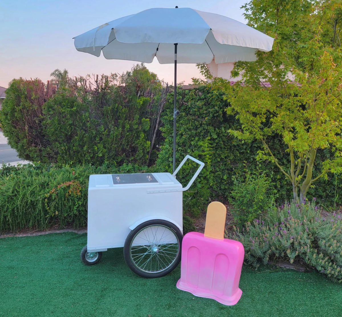28.5” Melting Popsicle Prop – Fun and Vibrant Decor for Events<span> - </span>Pink image