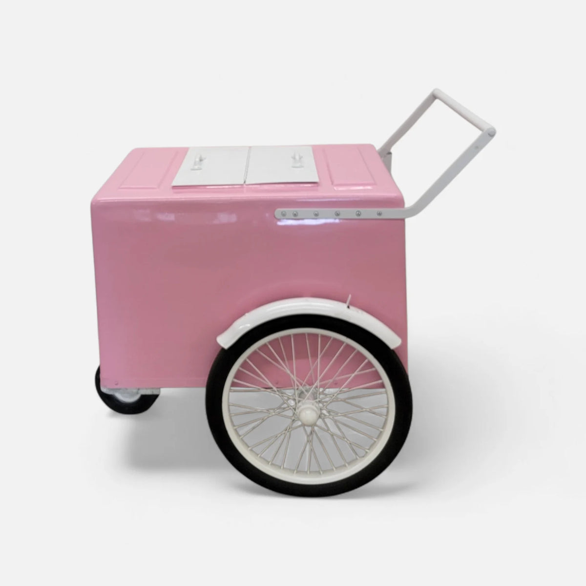 Pink Popsicle Cart with Fenders Standard Size – Sleek &amp; Functional image 3