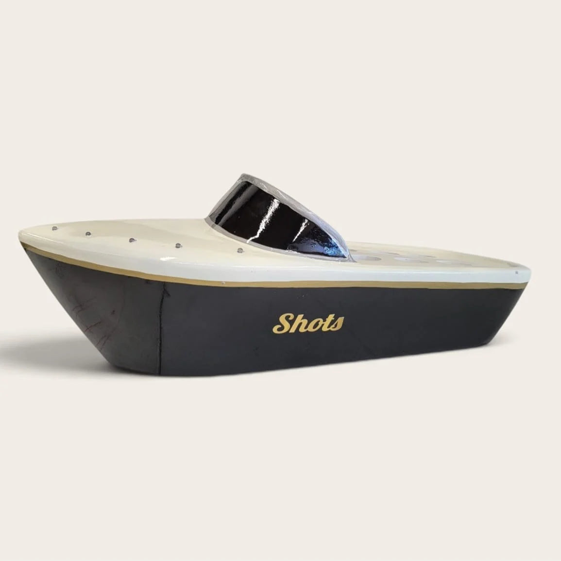 Boat Shot Flight Tray with LED Lights | Tequila Shot Serving Tray | Shot Glass Holder | Bar Drink Server | Beach Bar Decor | Boat Lover Gift | Bottle Service Tray