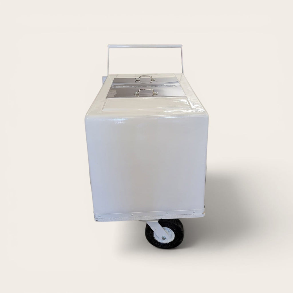 Popsicle Cart all white with Fenders Standard Size – Sleek & Functional All white