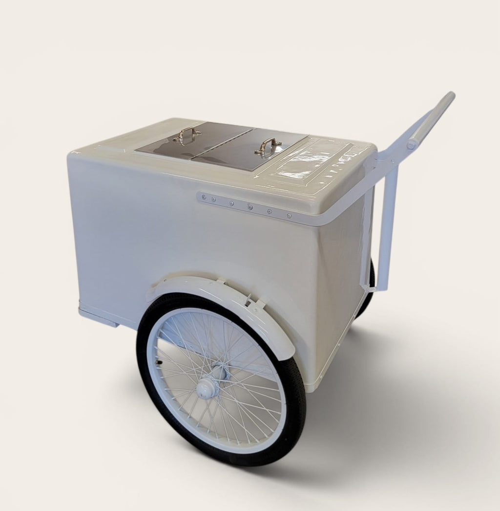 Popsicle Cart all white with Fenders Standard Size – Sleek & Functional All white