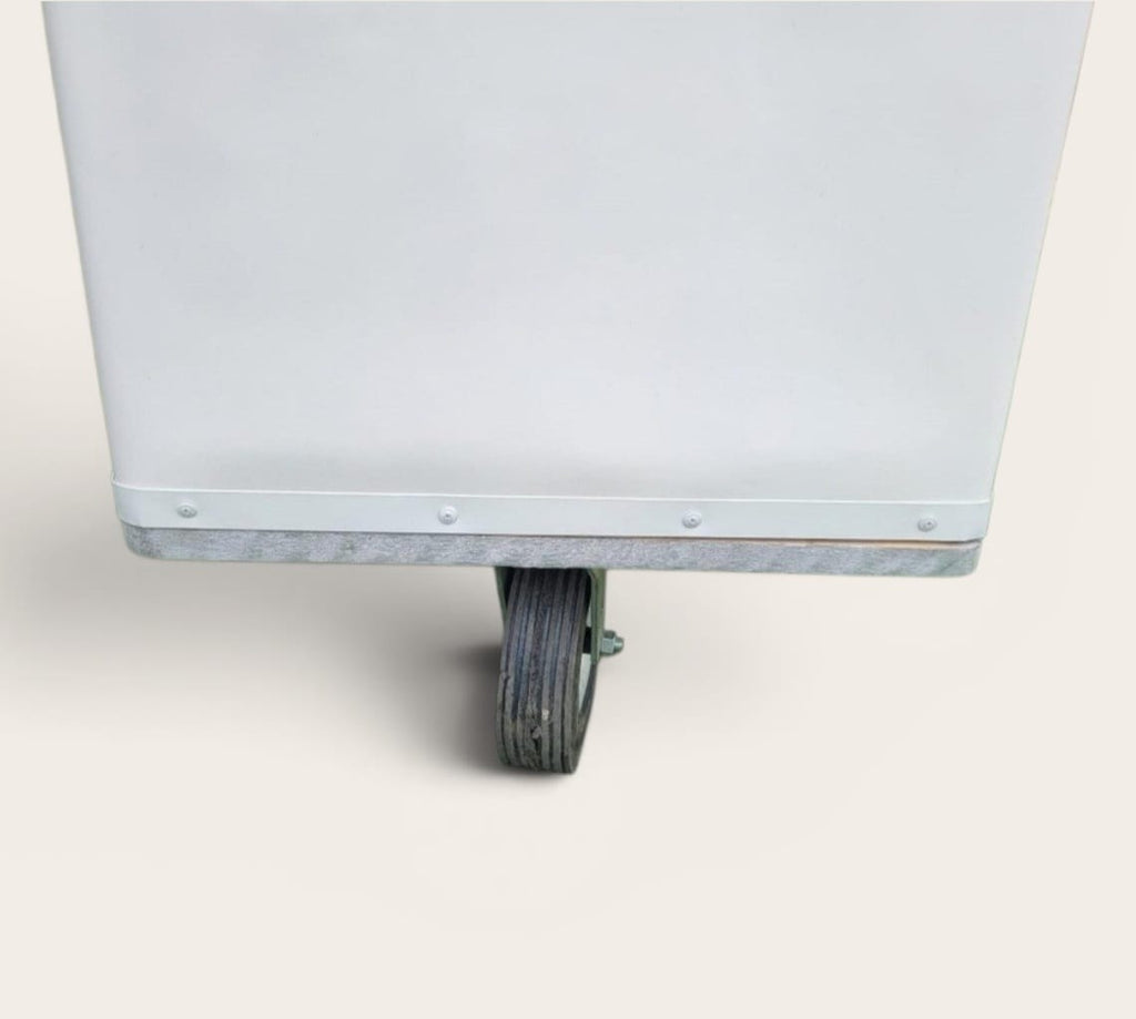 Popsicle Cart all white with Fenders Standard Size – Sleek & Functional All white