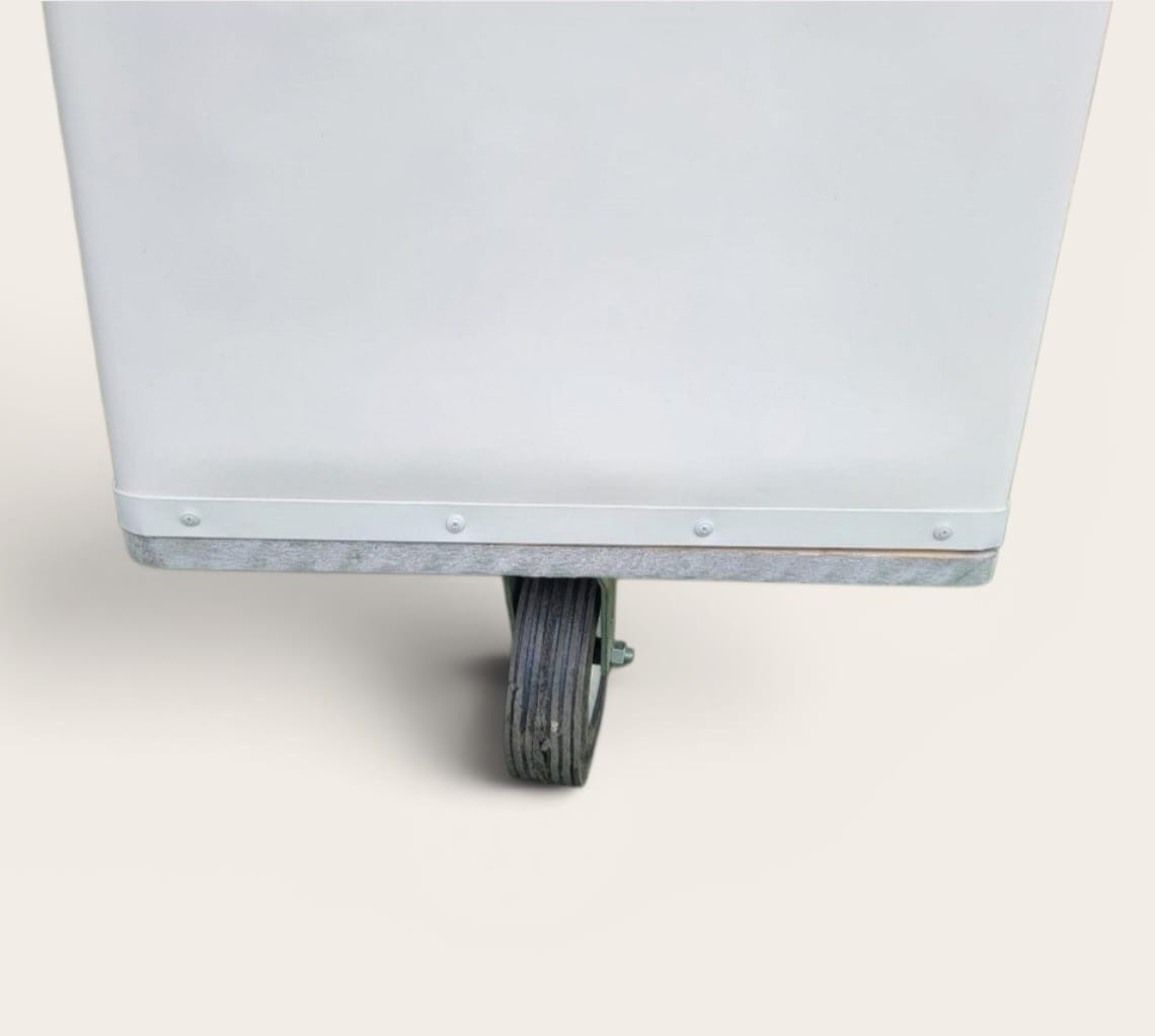 Popsicle Cart all white with Fenders Standard Size – Sleek & Functional All white