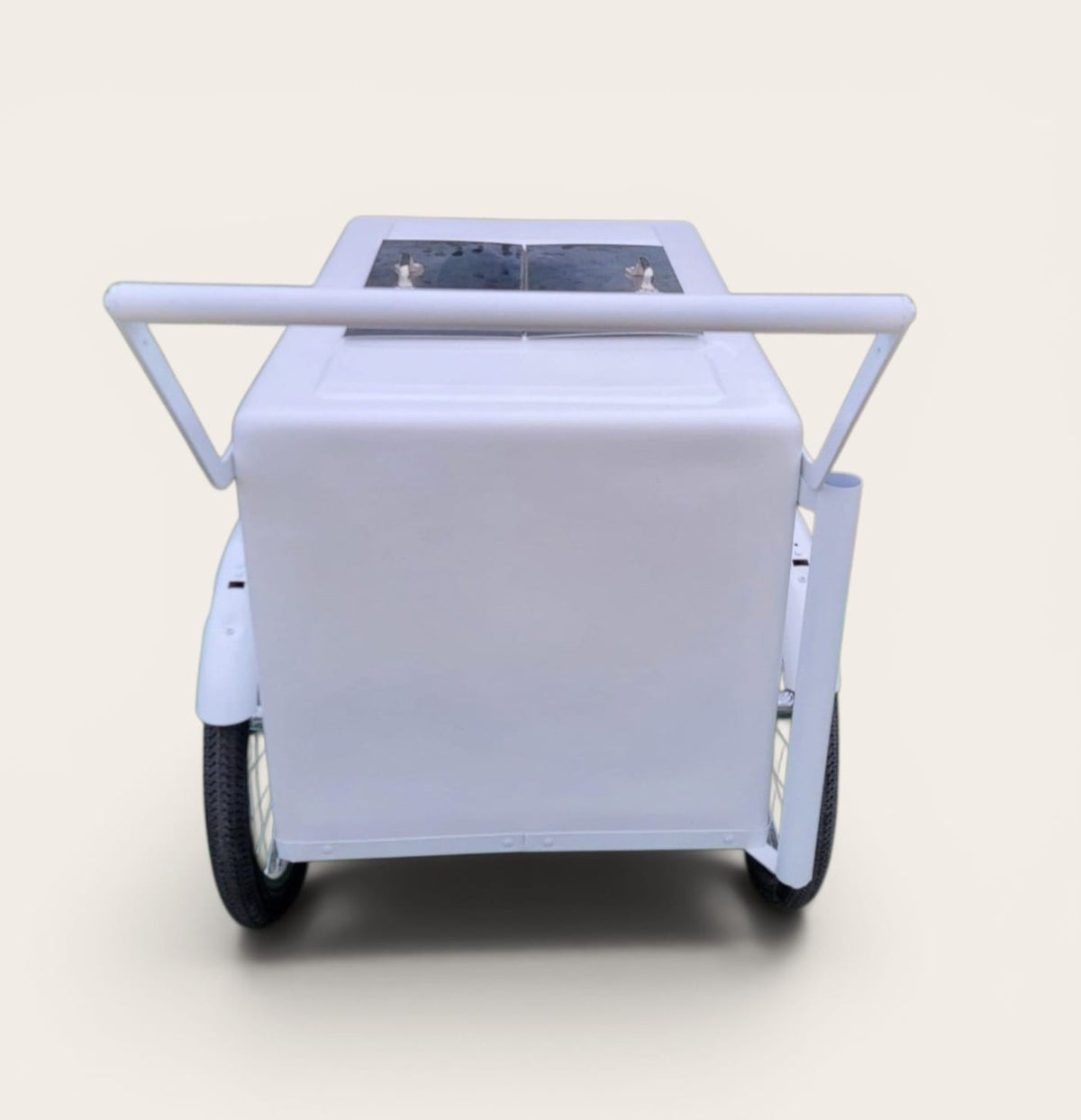 Popsicle Cart all white with Fenders Standard Size – Sleek & Functional All white