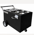 Table Top 2 compartments Ice Cream Cart / Snack Cart/Churro cart with Paleta Cart Handle - Boost your sales