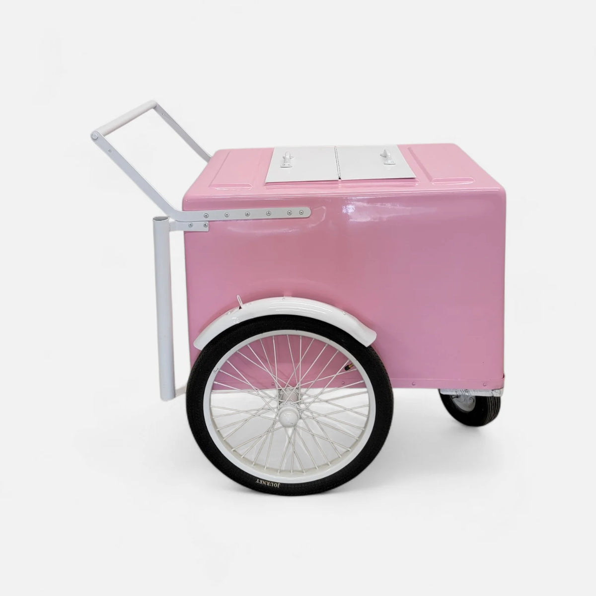 Pink Popsicle Cart with Fenders Standard Size – Sleek &amp; Functional image 2