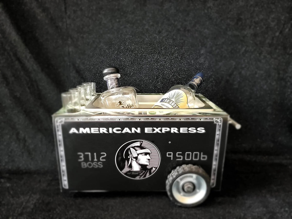 Tabletop Shot Glass Bar Cart – Dollar & American Express Style image 4