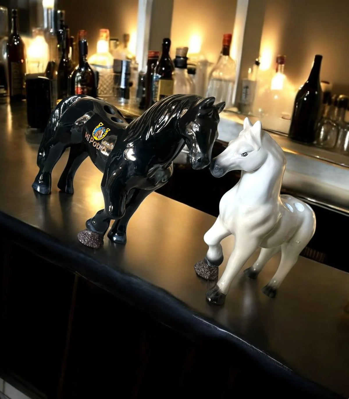 Tasting Flight Horse Tray with Lights for Unique Events image 0