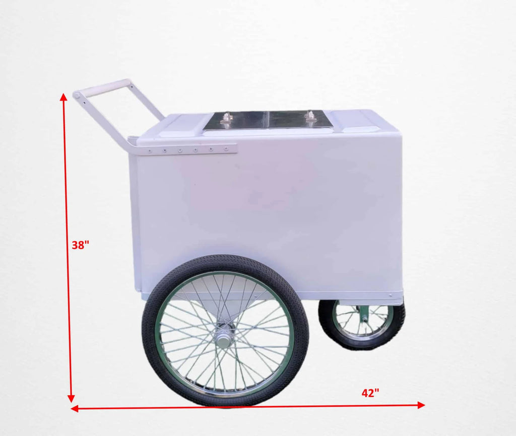 Taller Popsicle Cart with Bicycle Tires – Elegant &amp; Functional image 2