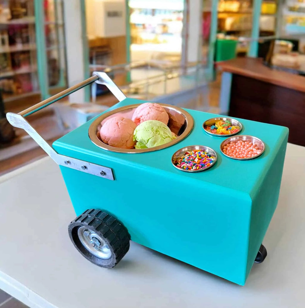Charming Tabletop Snack Cart, Corn Cart – Perfect for Street-Style Esquites, corn on the cob, Ice cream & Treats<span> - </span>Tiffany image