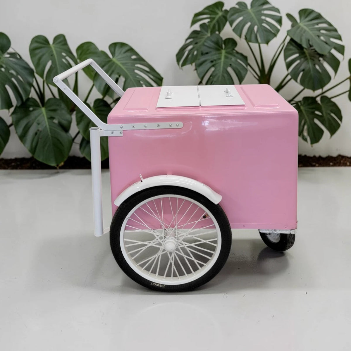 Pink Popsicle Cart with Fenders Standard Size – Sleek &amp; Functional image 0