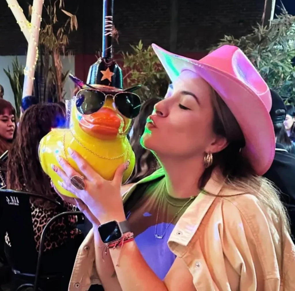 LED Disco Cowboy Duck Shot Tray – Light Up 6 Shot Glass Holder for Bars, Bottle Service, Bachelorette Parties & Western Party Decor image 5