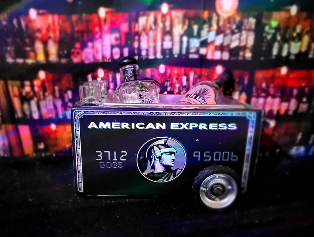 Tabletop Shot Glass Bar Cart – Dollar & American Express Style image 1