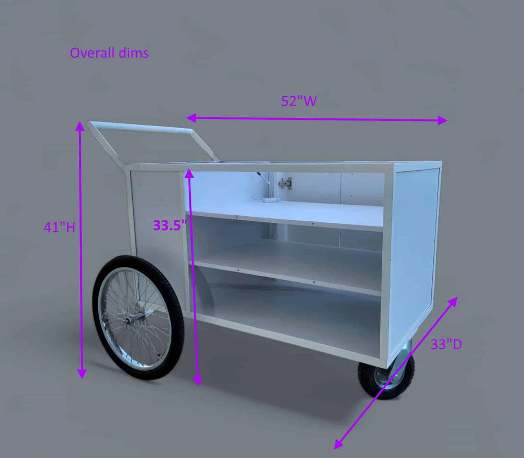 Portable retail display Cart image 2