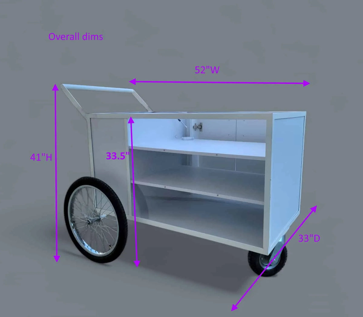 Portable retail display Cart image 2