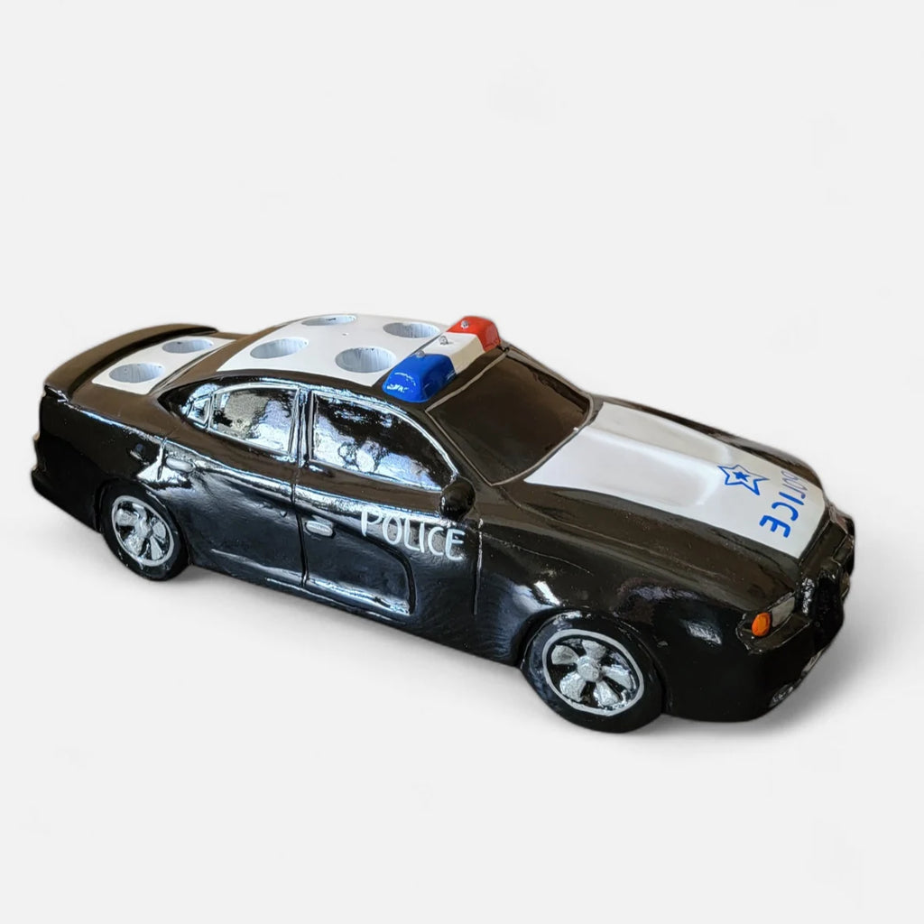 Police Car Tequila Shot Flight Tray with LED Lights – 6 Shot Glass Holder for Bars, Bottle Service, Parties & Events image 9