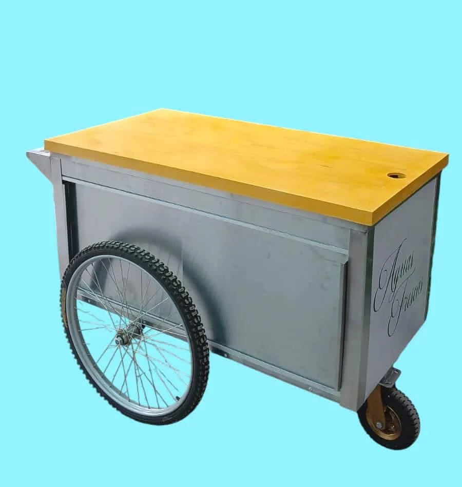 Elegant Agua Fresca / Vitrolero cart Bar/ Coffee cart  – Stainless Steel Dual-Purpose image 4