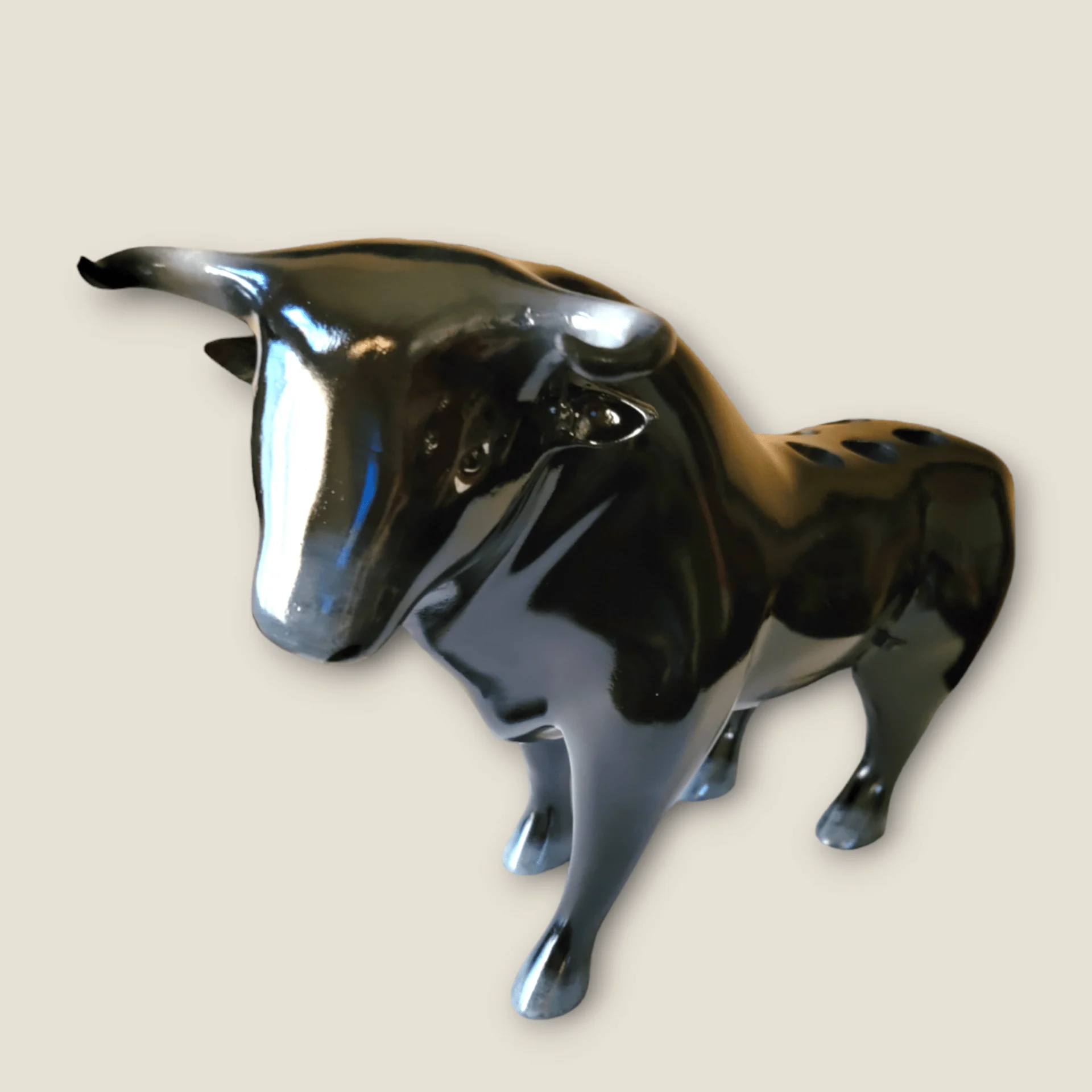 Black Tasting Flight Bull Tray with Lights for Unique Events - Image 6