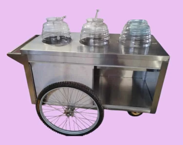 Elegant Agua Fresca / Vitrolero cart Bar/ Coffee cart – Stainless Steel Dual-Purpose - Imagen 6